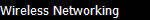 Wireless Networking